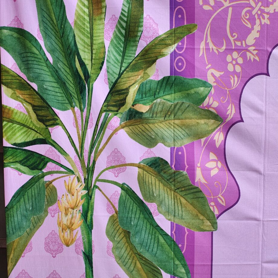 8'x8' Beautiful Purple Traditional Dwara Backdrop (Crush Cloth)