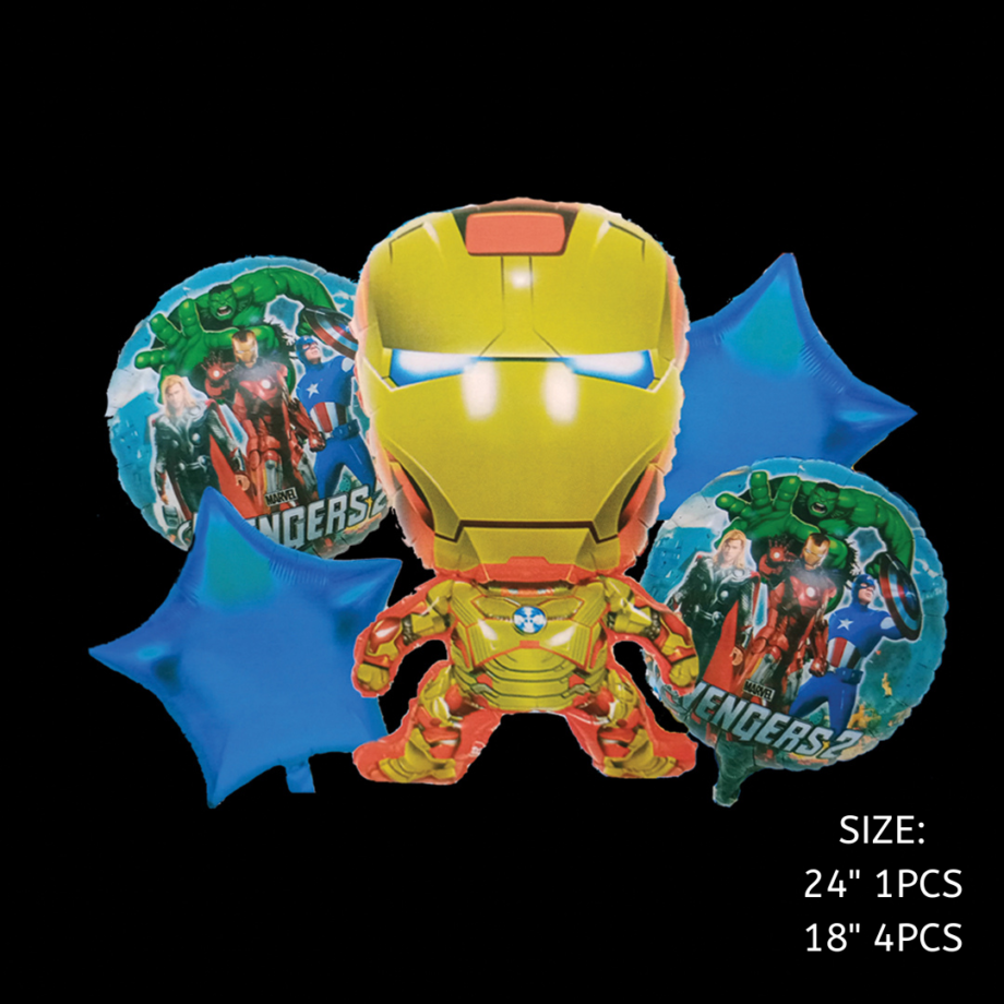 Avengers Birthday Theme DIY Decoration Kit (100 pcs)