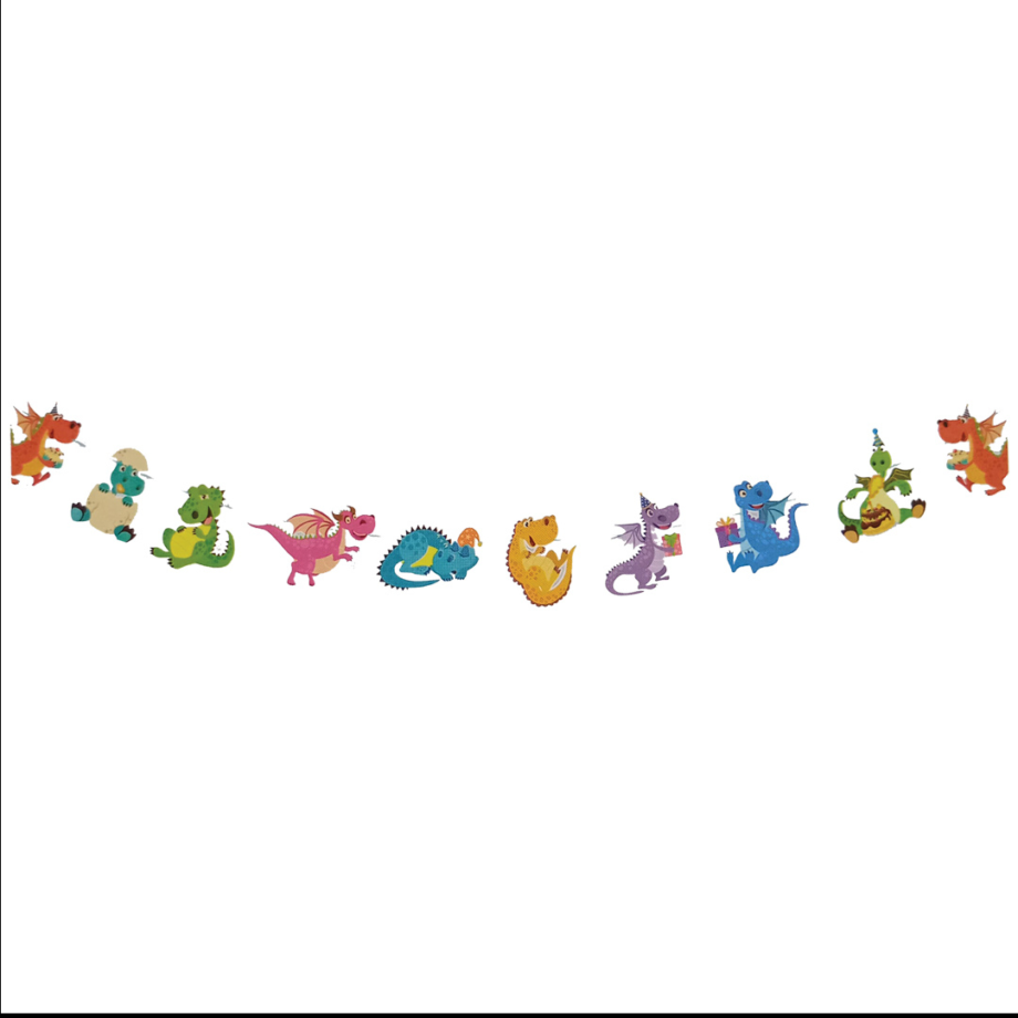 Super Dino Birthday DIY Decoration Kit (110 pcs)