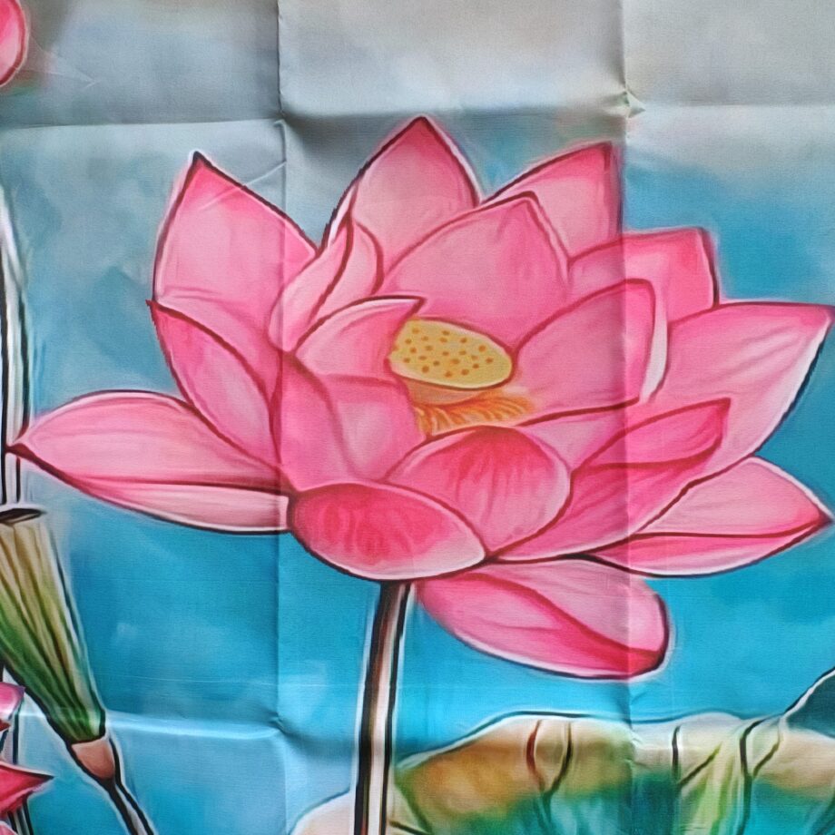 8'x5' Lotus in Pond backdrop (Taiwan cloth)