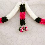 Mogra & Red Rose Petals Door Entrance Garland