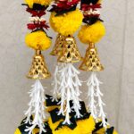 Pair of Jasmine Garlands with Marigold & Bell-Lily btassels