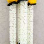Pair of Jasmine Garlands with Marigold & Bell-Lily btassels