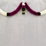 Magenta & Cream Petals Door Entrance Hangings