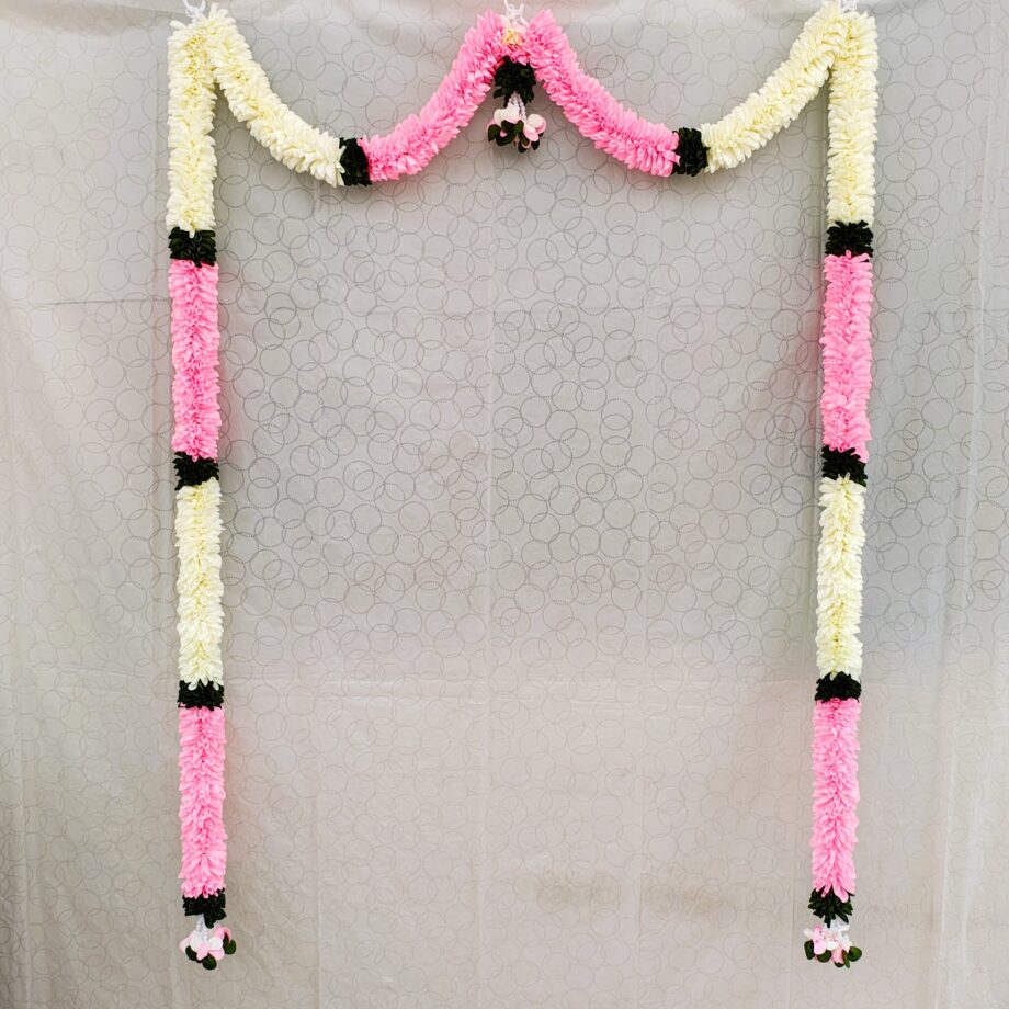 Jasmine & Baby Pink Rose Petals Door Entrance Hangings