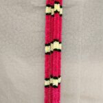 Pair of Pink Mogra Flower Garland with Pearl Hangings