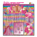 Barbie Birthday DIY Decoration Kit(106 Pcs)