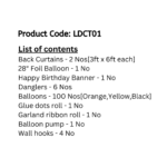 Construction Theme Birthday DIY Decoration Kit (117 pcs)