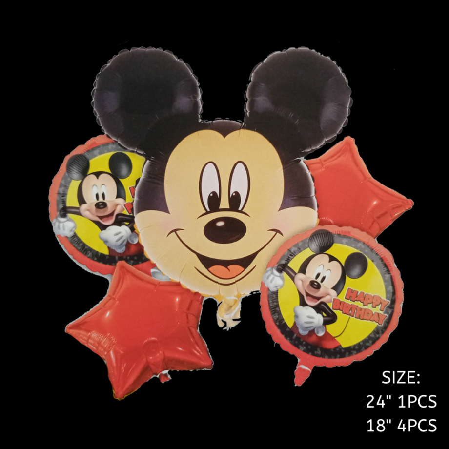 Mickey Birthday DIY Decoration Kit(123 Pcs)