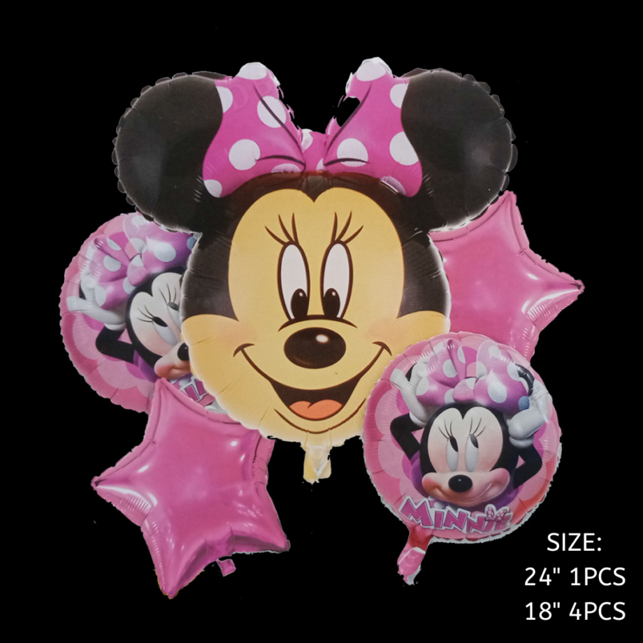 Minnie Birthday Decoration DIY Kit(110 pcs)