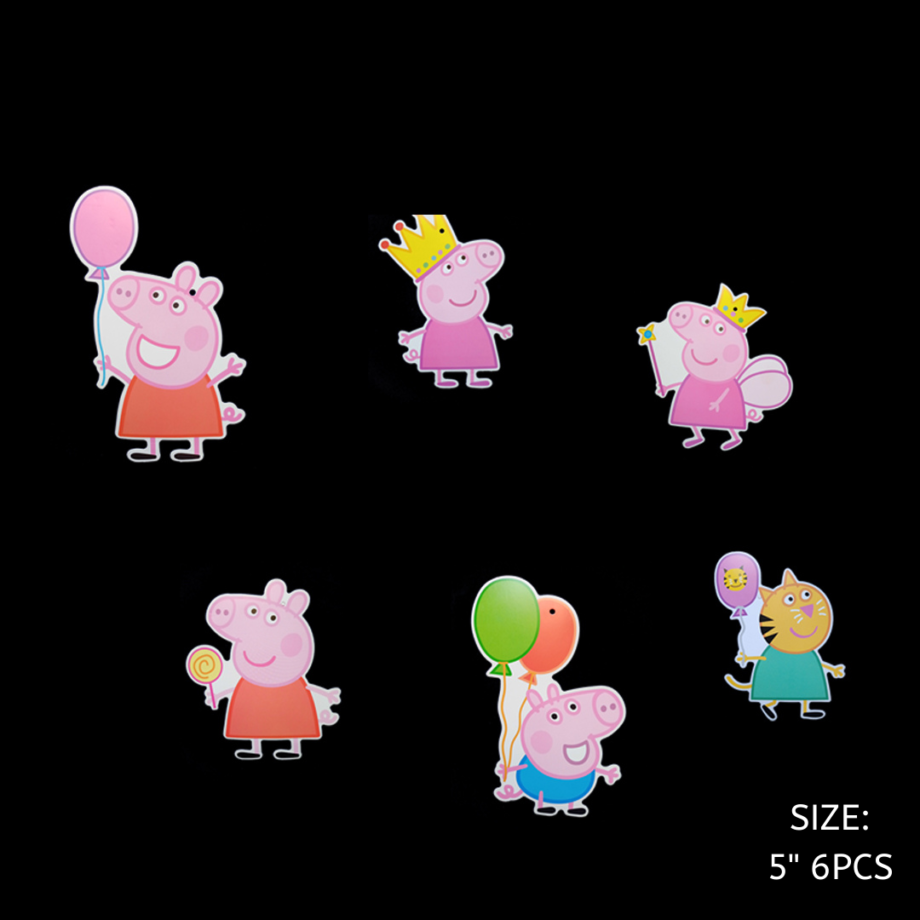 Peppa Pig Birthday DIY Decoration Kit(115 Pcs)