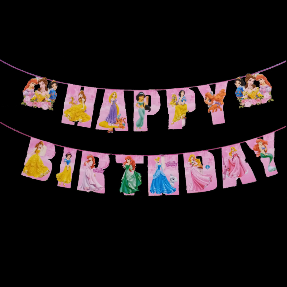 Princess Birthday DIY Decoration Kit(108 Pcs)