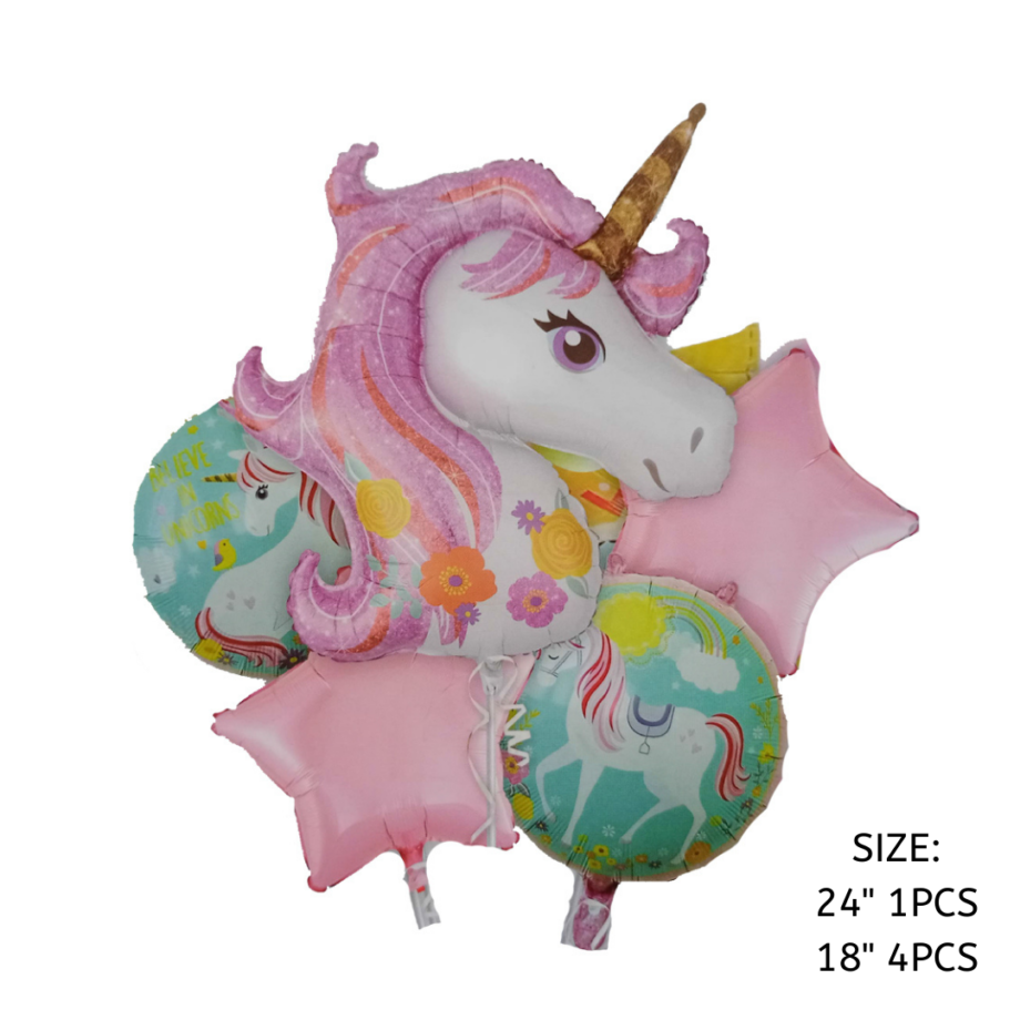 Unicorn Birthday DIY Decoration Kit (98 pcs)