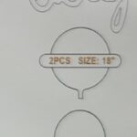 9Pcs bday foil balloon set